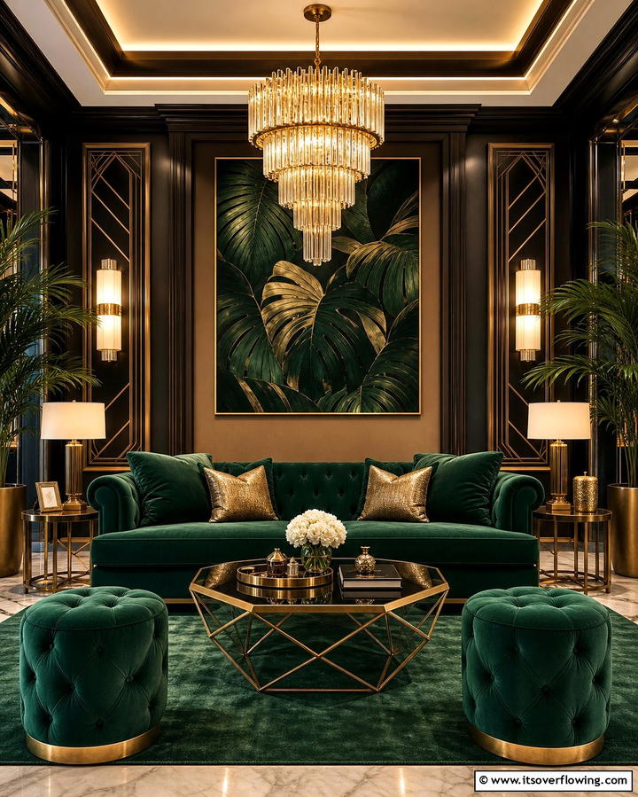 Velvet Lounge Area - 25 Vintage Wedding Ideas for a Nostalgic Celebration