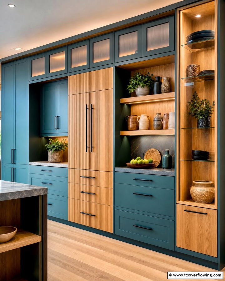 Versatile Design Options - 25 Modern Floor to Ceiling Kitchen Cabinets Ideas