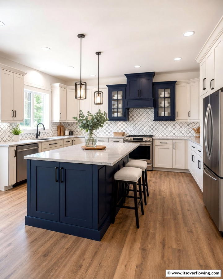 Versatile Pairings - 20 Off-white Kitchen Cabinets Ideas for a Timeless Look