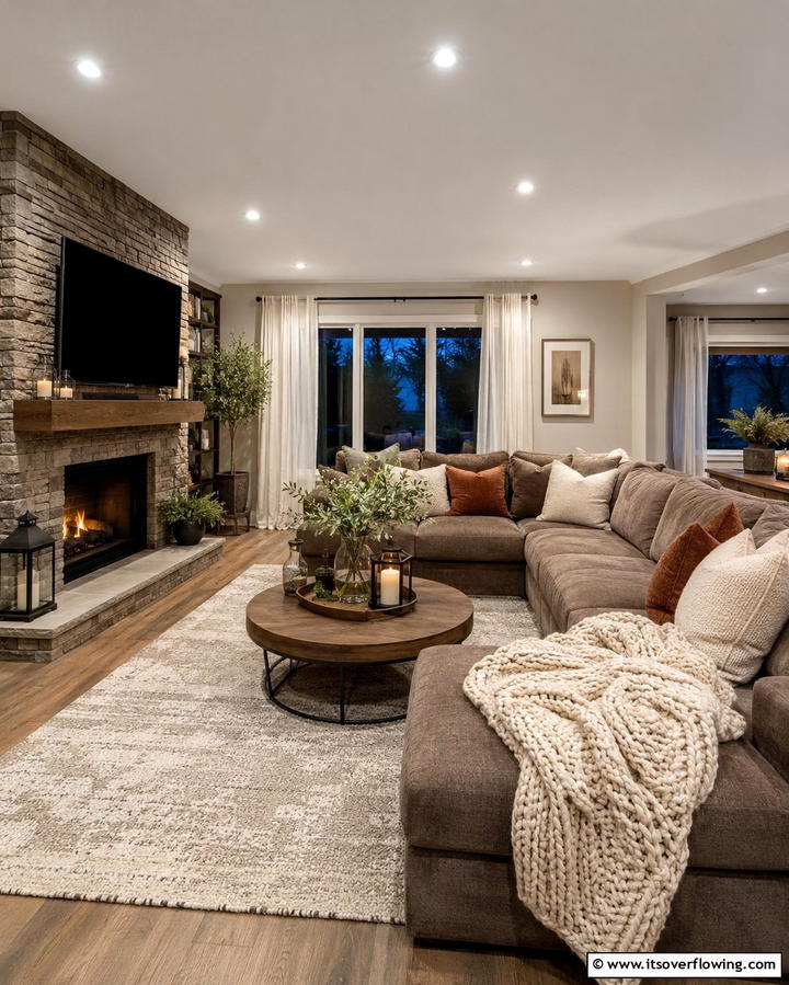 Versatile Sectional Ideas for Cozy Evenings - 30 Sectional Living Room Ideas for Flexible Seating