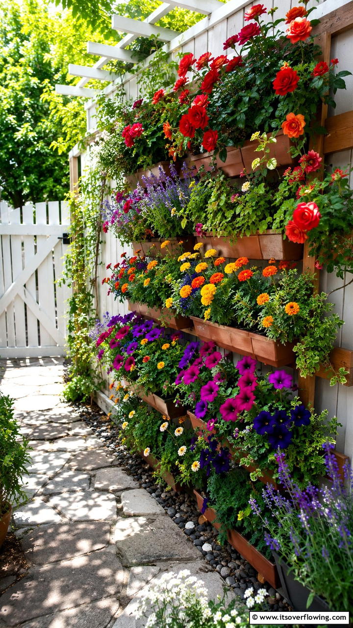 Vertical Flower Bed - 21 Space-Saving Vertical Garden Ideas for Urban Living