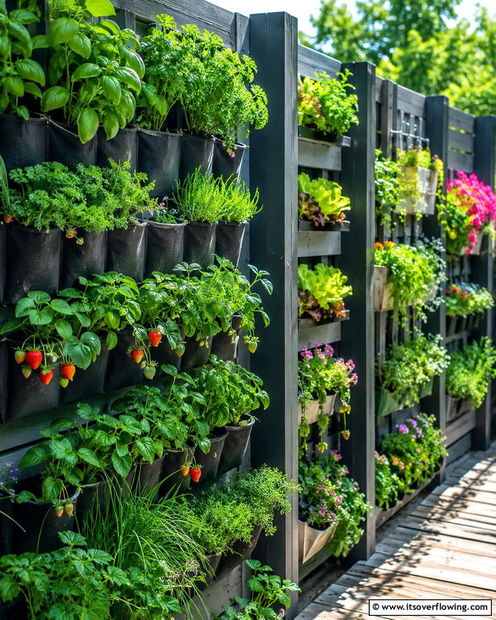 Vertical Garden Fence - 20 Practical Vegetable Garden Fence Ideas for Your Yard