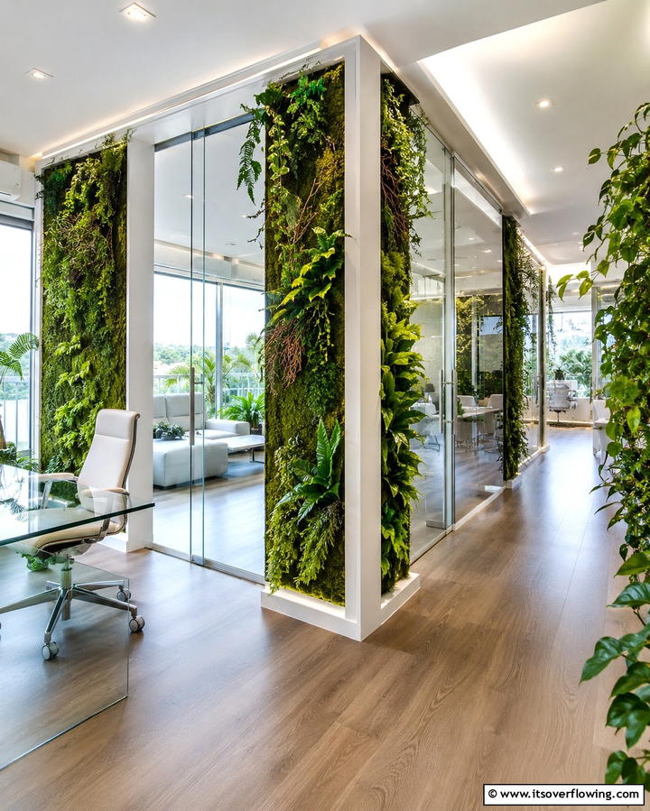 Vertical Garden Panels - 25 Room Divider Ideas to Maximize Your Living Space