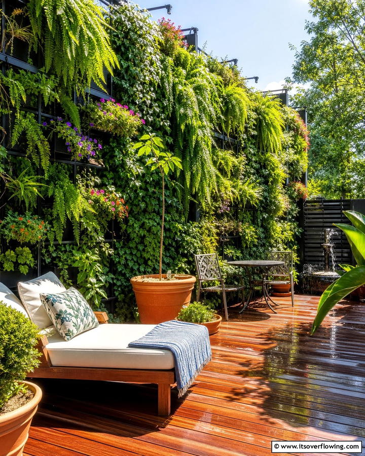 Vertical Garden Privacy Wall - 20 Deck With Privacy Wall Ideas for Cozy Spaces