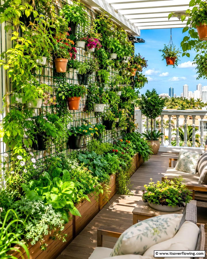 Vertical Garden TrellisOne - 25 Beautiful Balcony Trellis Ideas for Your Space
