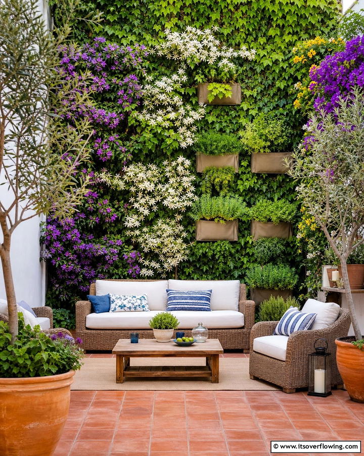 Vertical Garden TrellisOne - 20 Trellis Ideas for Privacy in Your Outdoor Space
