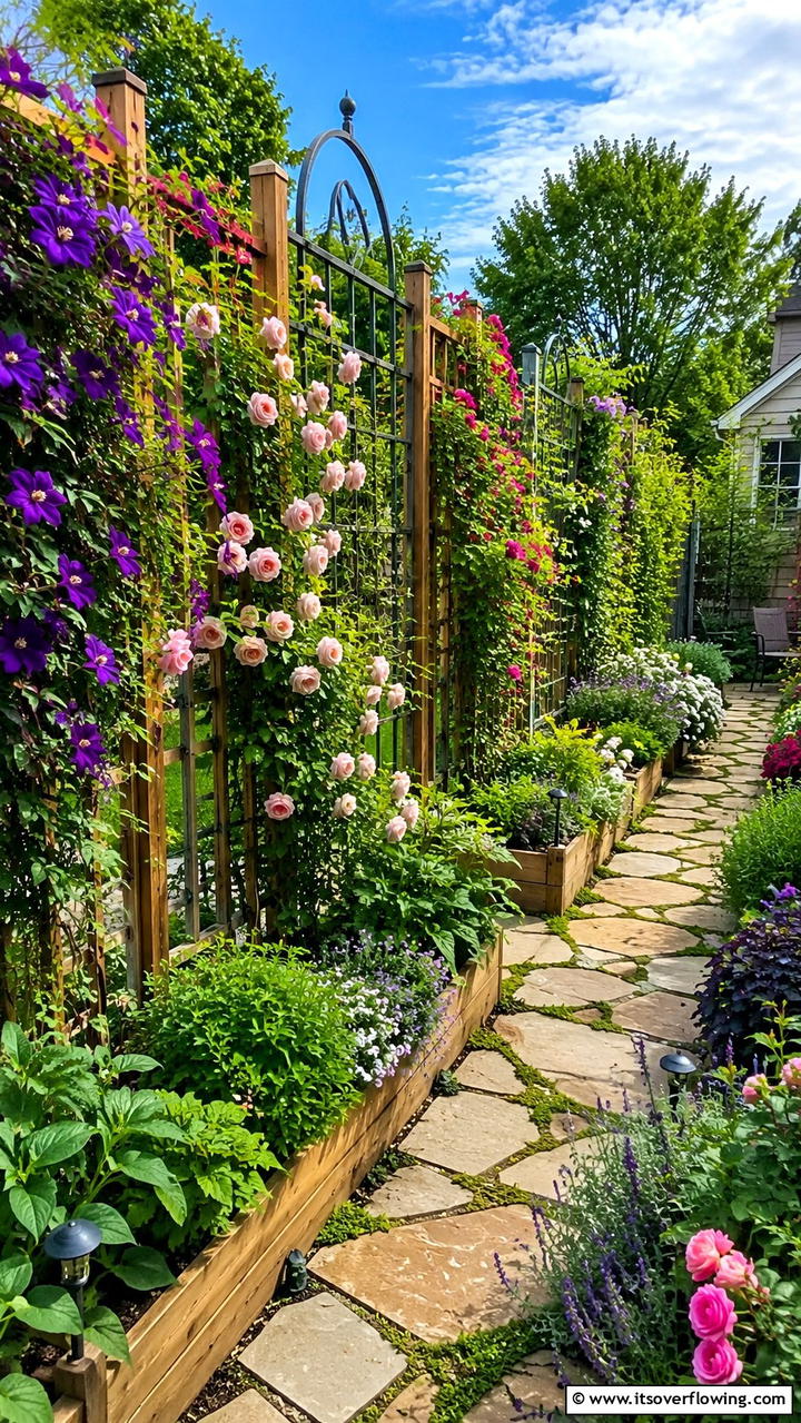 Vertical Garden Trellises - 30 Garden Art Ideas to Personalize Your Outdoor Space