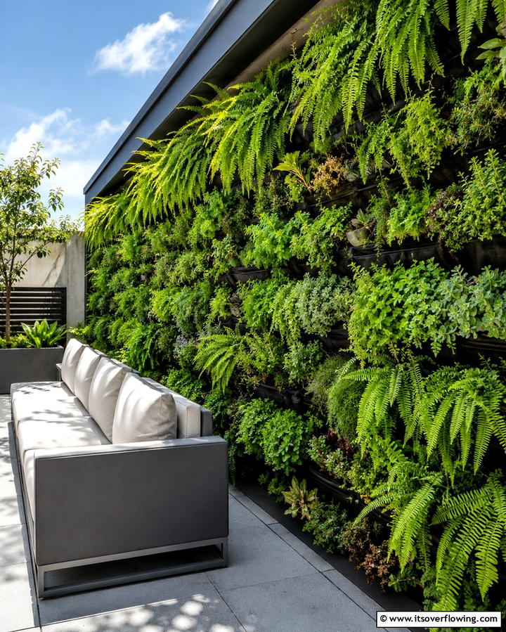 Vertical Garden WallExact - 25 Patio Wall Ideas to Transform Your Outdoor Space