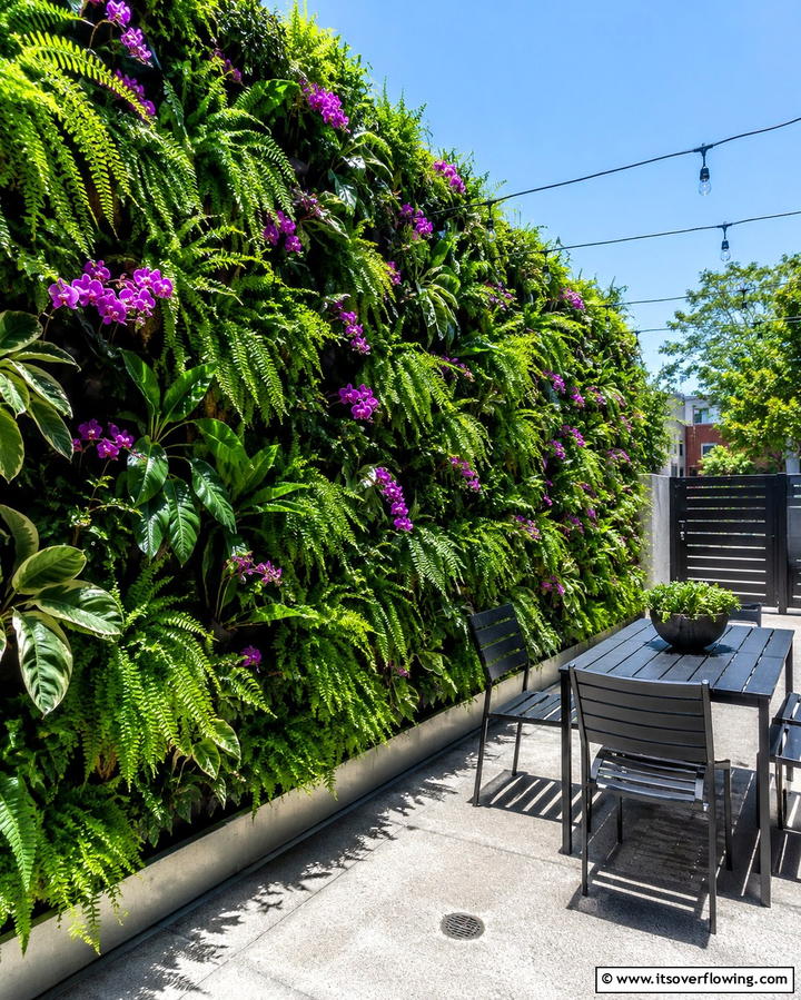 Vertical Garden Walls - 30 Cheap Ways to Block Neighbors View in Your Garden