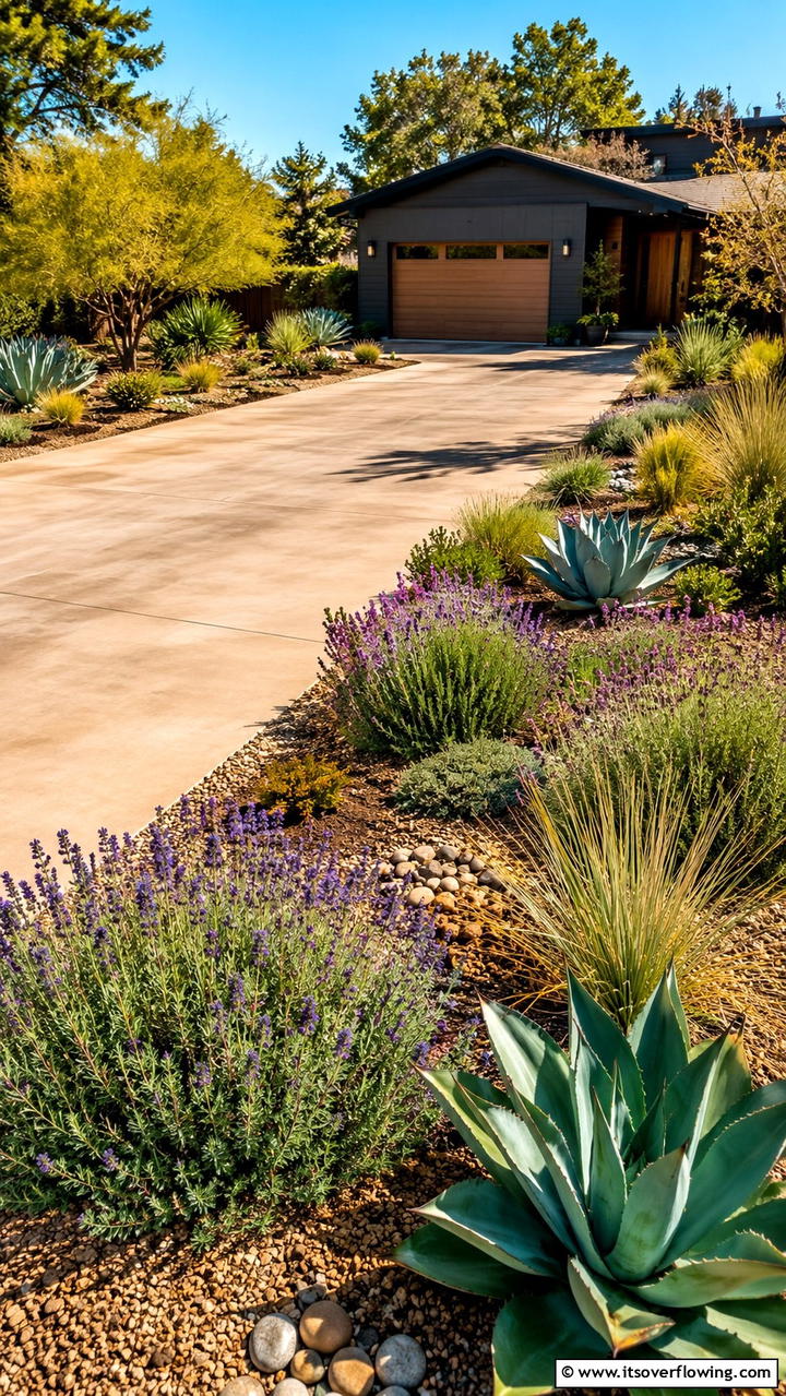 Vertical Garden Walls - 30 Driveway Landscape Ideas to Boost Curb Appeal