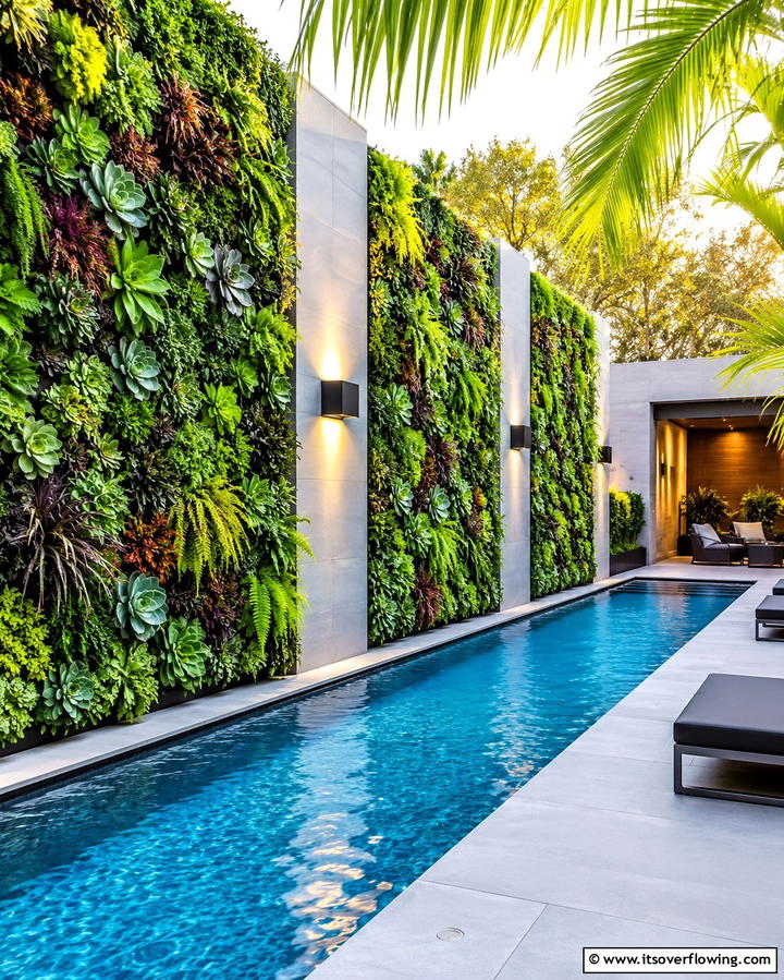 Vertical Garden WallsOne - 25 Pool Decor Ideas to Transform Your Outdoor Space