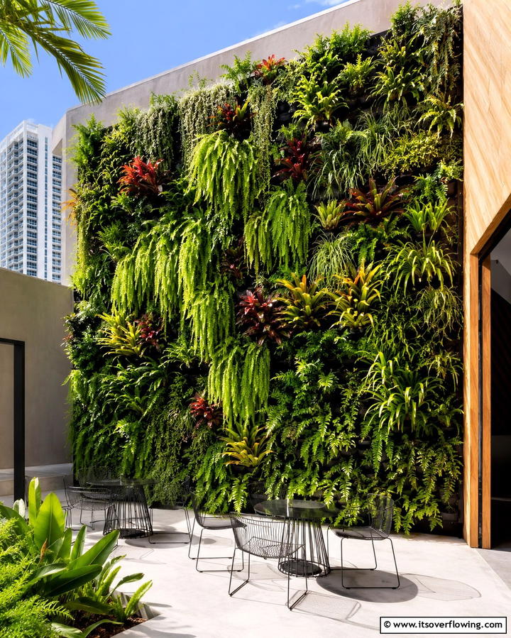 Vertical Gardens - 25 South Florida Landscaping Ideas for Tropical Vibes