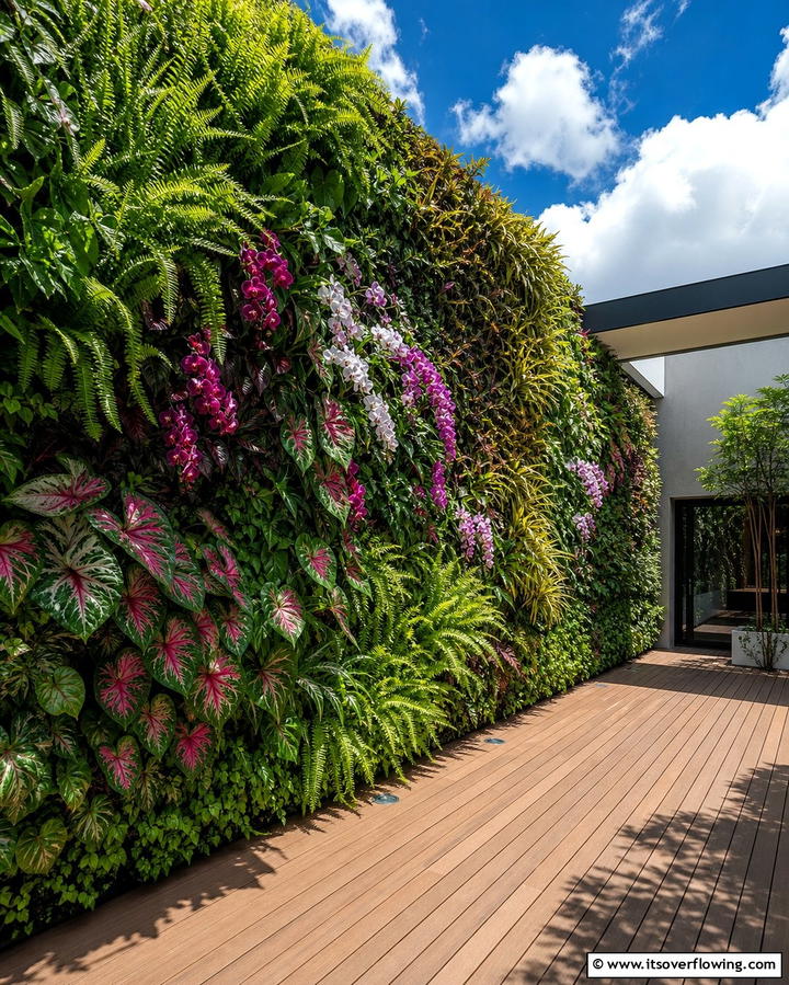 Vertical Gardens - 25 Tropical Garden Ideas for a Lush Outdoor Oasis