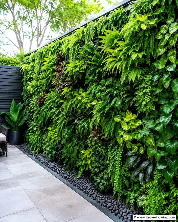 Vertical Gardens for Compact Spaces - 25 Low Maintenance Backyard Landscaping Ideas