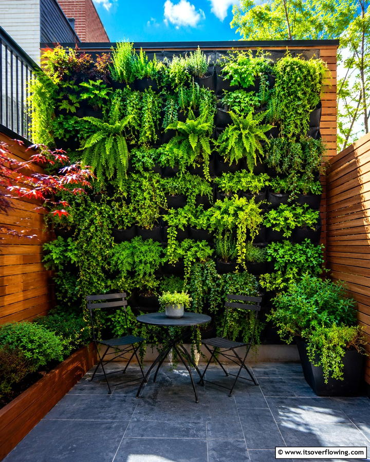 Vertical Gardens for Small Spaces - 30 Space-Saving Townhouse Backyard Design Ideas