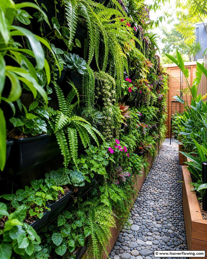 Vertical Gardens for Space Saving - 20 Narrow Garden Ideas to Maximize Small Outdoor Spaces