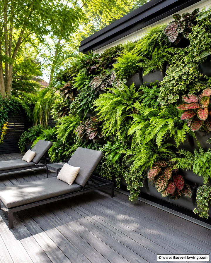 Vertical Green Oasis - 30 Deck Decorating Ideas with Plants for Lush Outdoor Living
