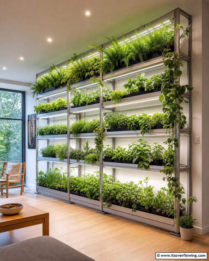Vertical Indoor Greenhouse - 20 Indoor Greenhouse Ideas for Plant Lovers