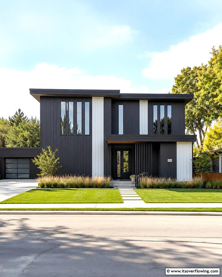 Vertical Lines - 25 1980s House Exterior Ideas for a Retro Look