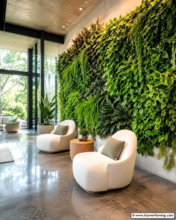 Vertical Plant Wall - 25 Large Wall Decor Ideas to Make a Bold Statement