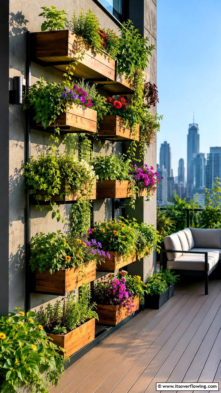 Vertical Planter Boxes - 21 Space-Saving Vertical Garden Ideas for Urban Living