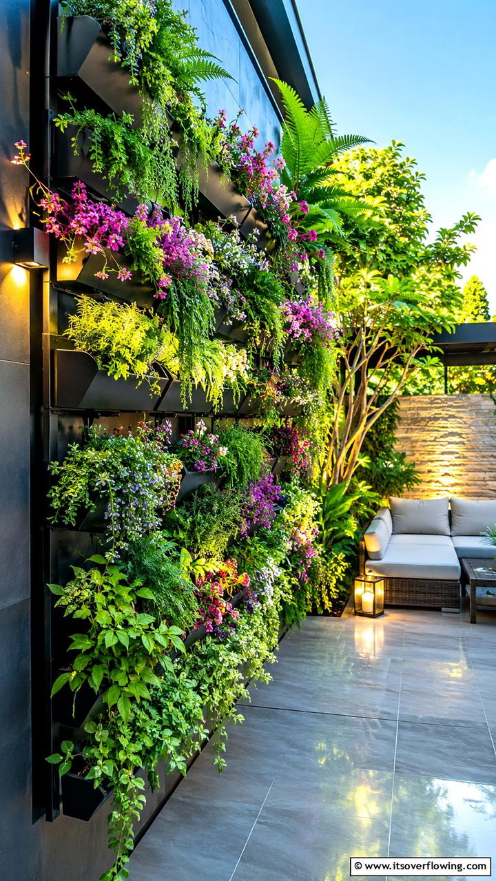 Vertical Planter Screen - 30 Garden Screening Ideas- Privacy Solutions & Stylish Designs