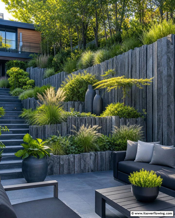Vertical Rock Retaining Wall - 20 Natural Rock Retaining Wall Ideas for a Stunning Yard