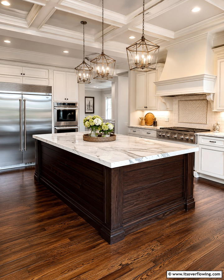 Vertical Shiplap for a Modern Twist - 25 Shiplap Kitchen Island Ideas for a Farmhouse Feel