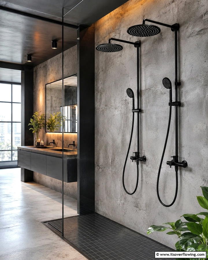 Vertical Shower Fixtures - 25 Small Bathroom Walk-in Shower Ideas for Modern Homes