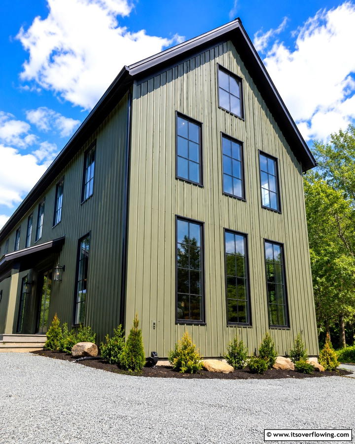 Vertical Siding Appeal - 30 Pole Barn & Barndominium Exterior Designs for Rustic Charm