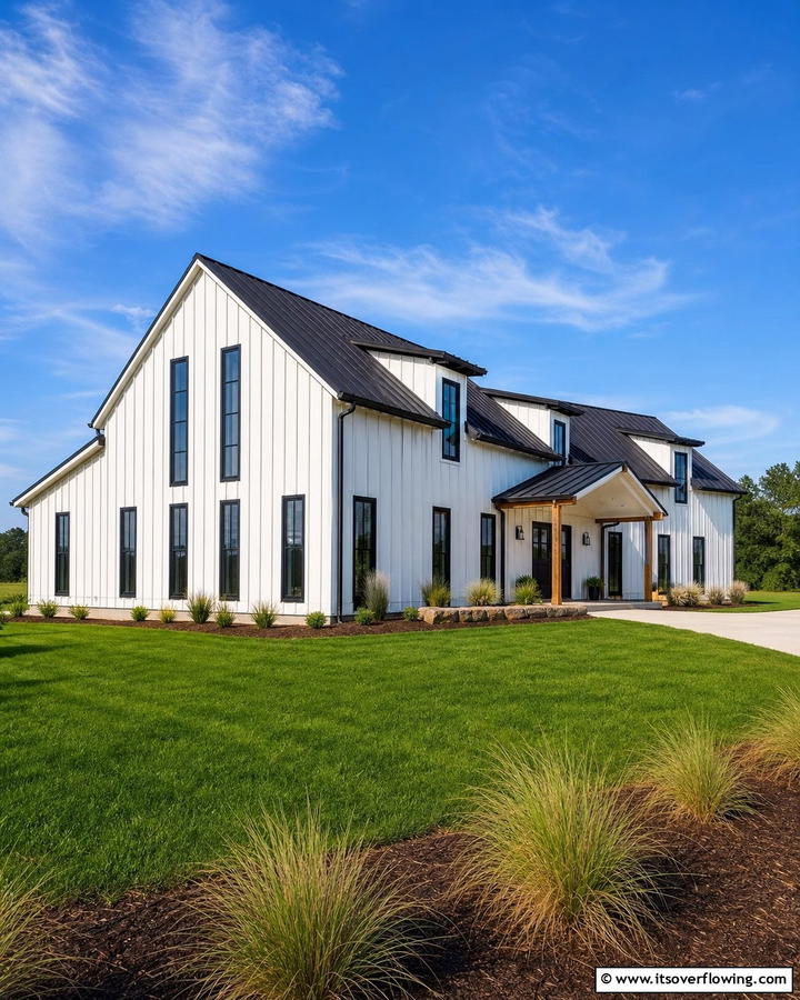 Vertical Siding Designs - 20 Barndominium Exterior Ideas for Curb Appeal