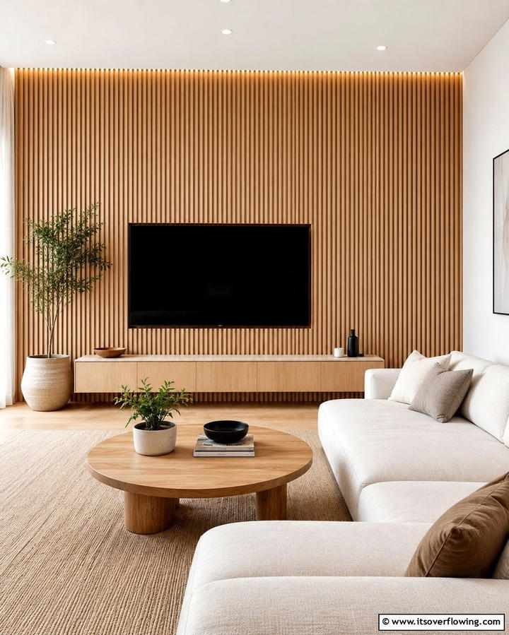Vertical Slat PanelsExact - 25 Wall Paneling Ideas to Elevate Your Home Decor