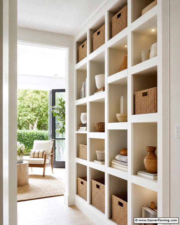 Vertical Storage Enhancements - 25 Narrow Hallway Ideas to Maximize Space and Style