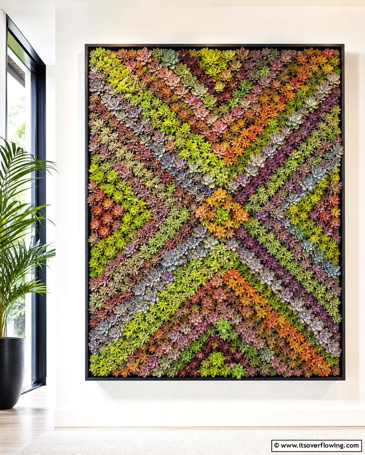 Vertical Succulent Garden - 25 Succulent Garden Ideas for Low-Maintenance Beauty