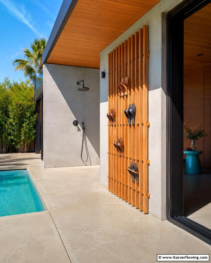 Vertical Wooden Slats - 25 Outdoor Shoe Storage Ideas for Organized Spaces
