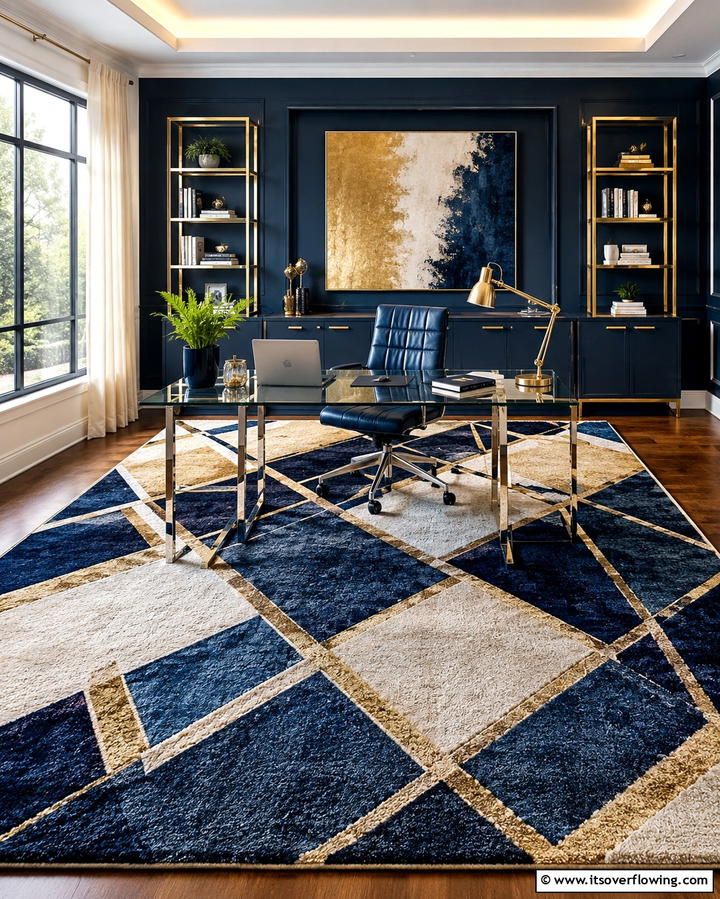 Vibrant Accent Wall - 30 Home Office Ideas Designed Specifically for Her