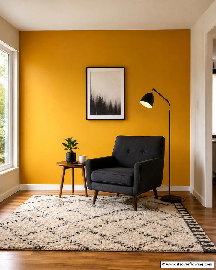 Vibrant Accent Wall - 30 Vibrant Colorful Room Decor Ideas for Bold & Cheerful Spaces