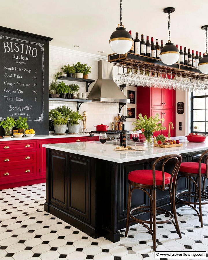 Vibrant Bistro Ambiance - 21 Kitchen Design Ideas to Maximize Function and Aesthetics