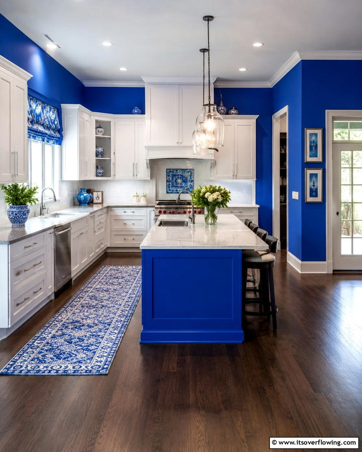 Vibrant Cobalt Blue - 25 Mexican Interior Paint Colors for a Vibrant and Authentic Home