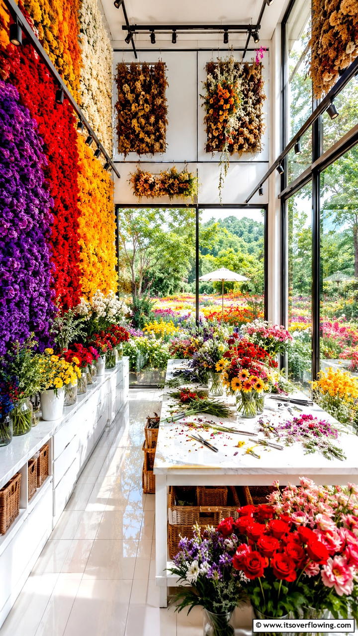 Vibrant Flower Room - 30 Garden Room Ideas- Cozy Outdoor Retreats & Studios