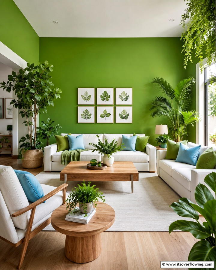 Vibrant Garden Green - 30 Refreshing Blue and Green Color Combos for Home Decor