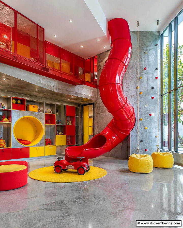 Vibrant Hues for Creative Spaces - 25 Stained Concrete Floors for a Unique Look