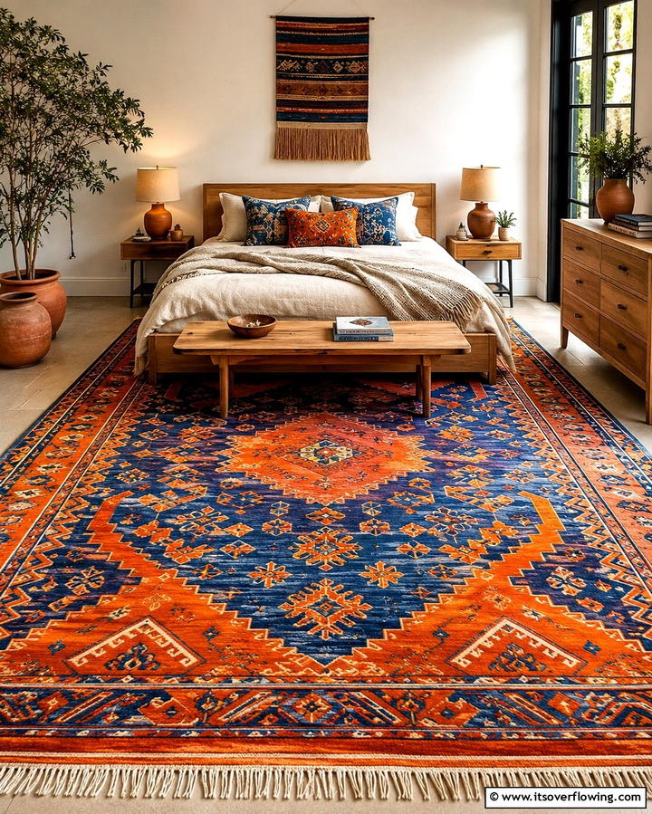 Vibrant Moroccan RugsExact - 25 Moroccan Themed Bedroom Ideas for an Exotic Escape