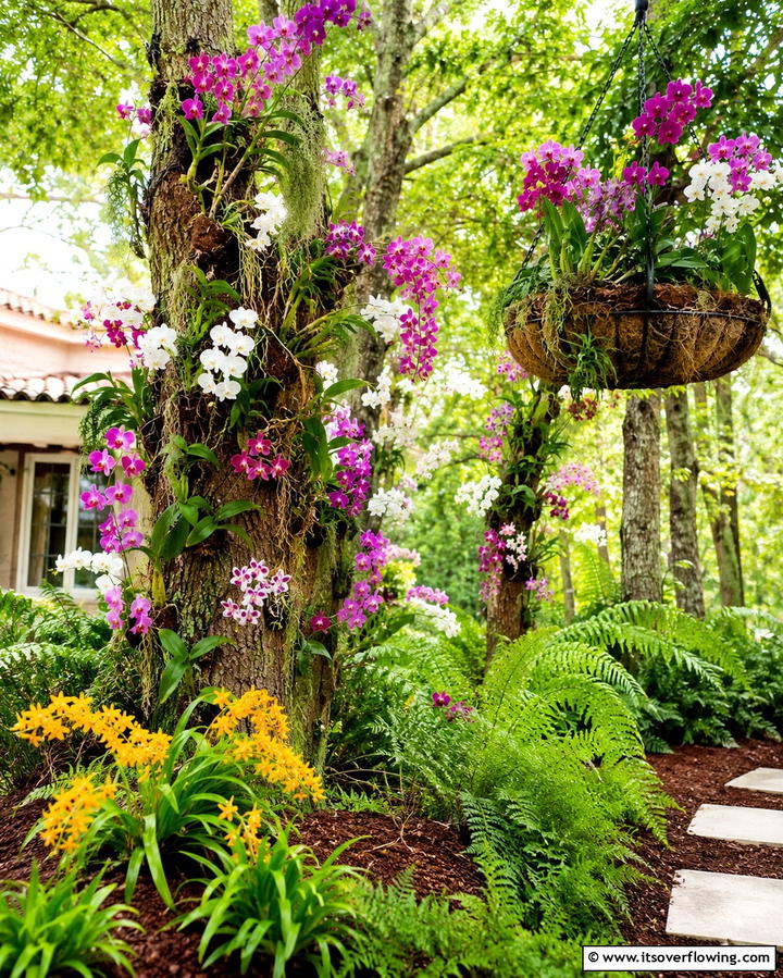 Vibrant Orchid Gardens - 25 Tropical Landscape Ideas for Your Outdoor Paradise