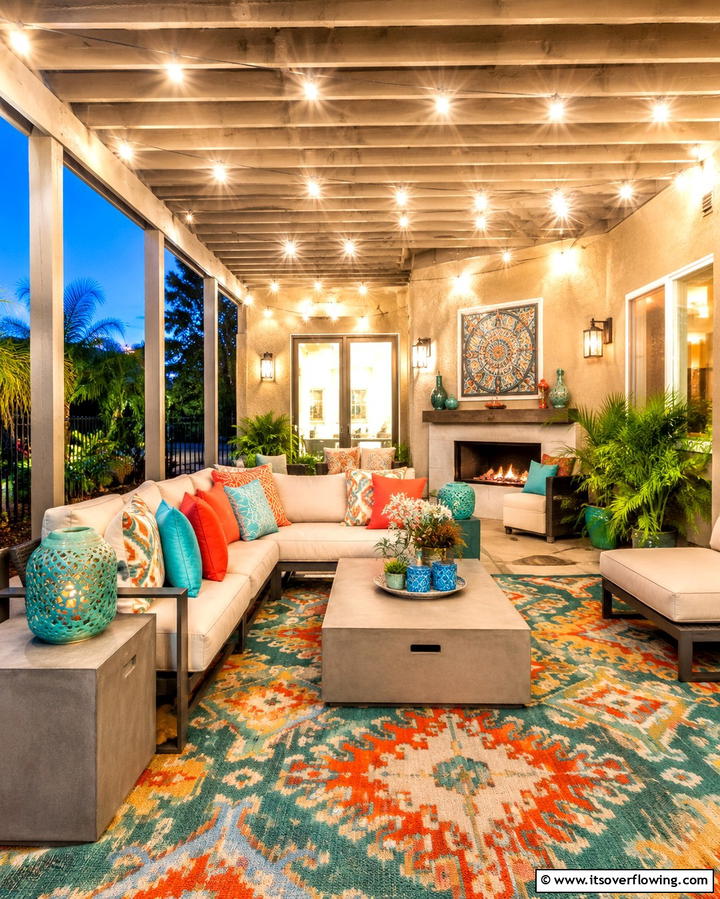 Vibrant Outdoor Living Room - 25 Under Deck Landscaping Ideas for Hidden Spaces