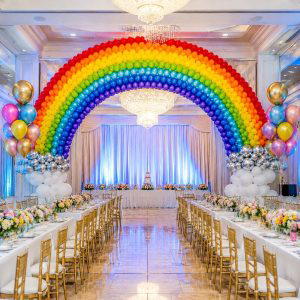 Vibrant Rainbow Arch