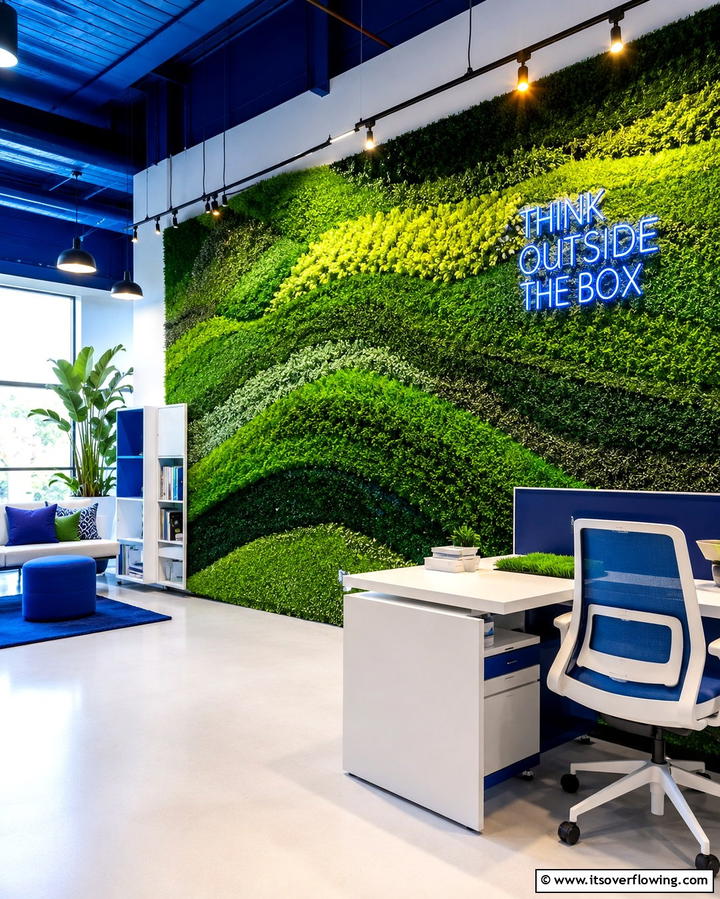 Vibrant Textured Turf Wall - 30 Artificial Grass Wall Design Ideas for Urban Oasis