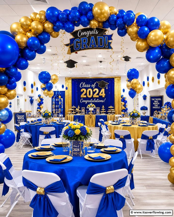 Vibrant Themed Color Graduation Party - 21 Graduation Party Ideas for Memorable Celebrations