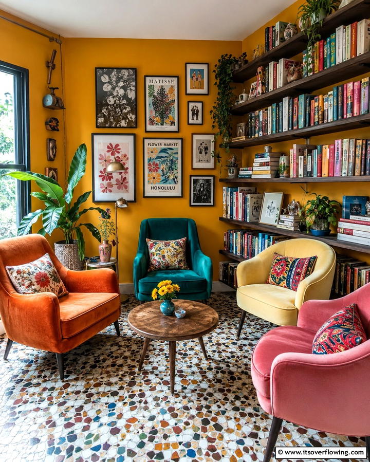 Vibrant Vignette - 30 Reading Room Ideas for a Quiet and Cozy Escape