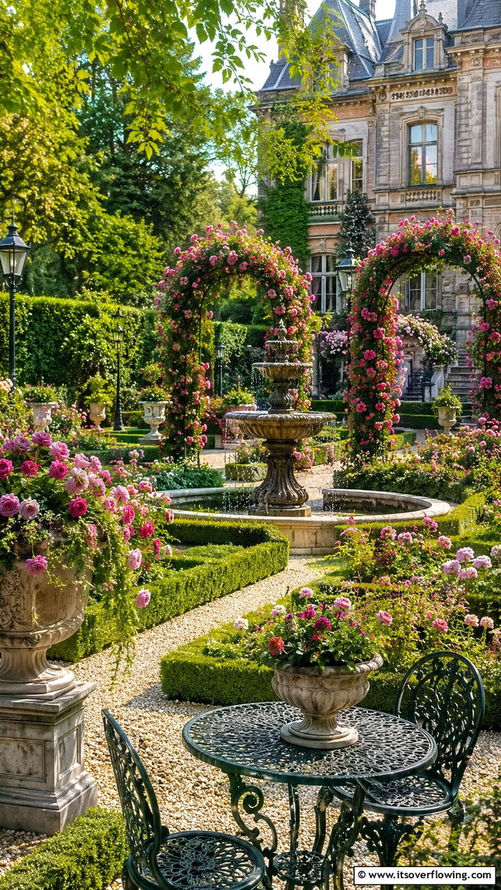 Victorian Elegance Garden - 30 Garden Ideas- Inspiring Designs for Every Season